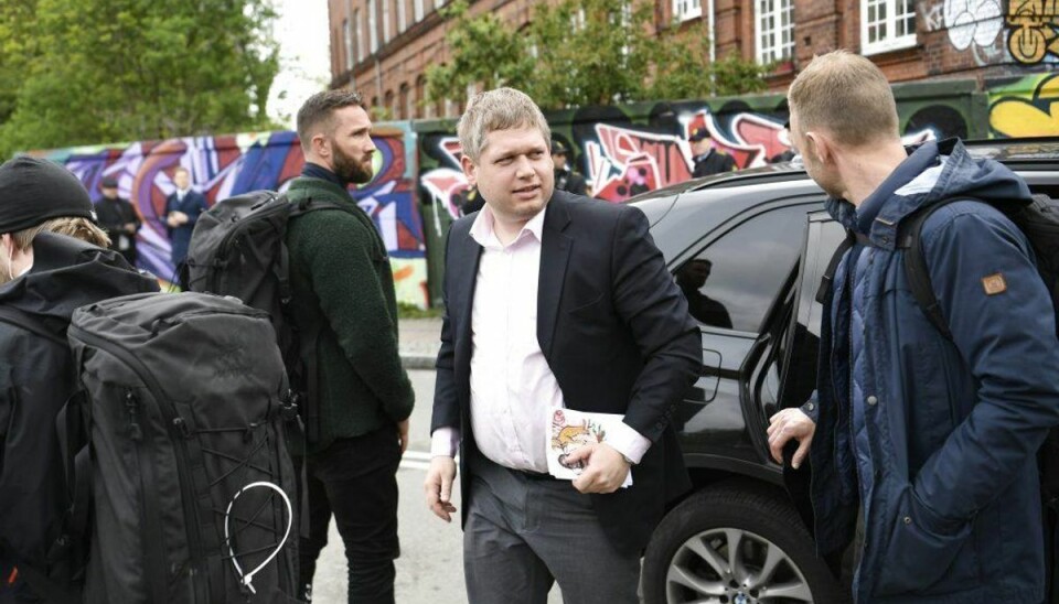 Rasmus Paludan har tidligere modtaget et tilhold for at forfølge og chikanere en medstuderende. Foto: Scanpix.