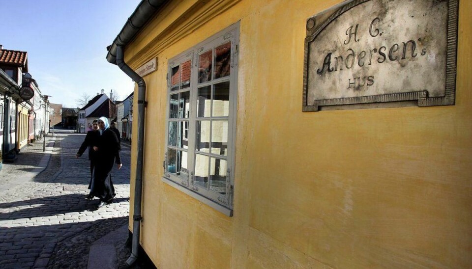 H. C. Andersen’s fødehjem i Odense ligger på Hans Jensens Stræde 45. Arkivfoto: Scanpix. H. C. Andersen’s fødehjem i Odense ligger på Hans Jensens Stræde 45. Arkivfoto: Scanpix.