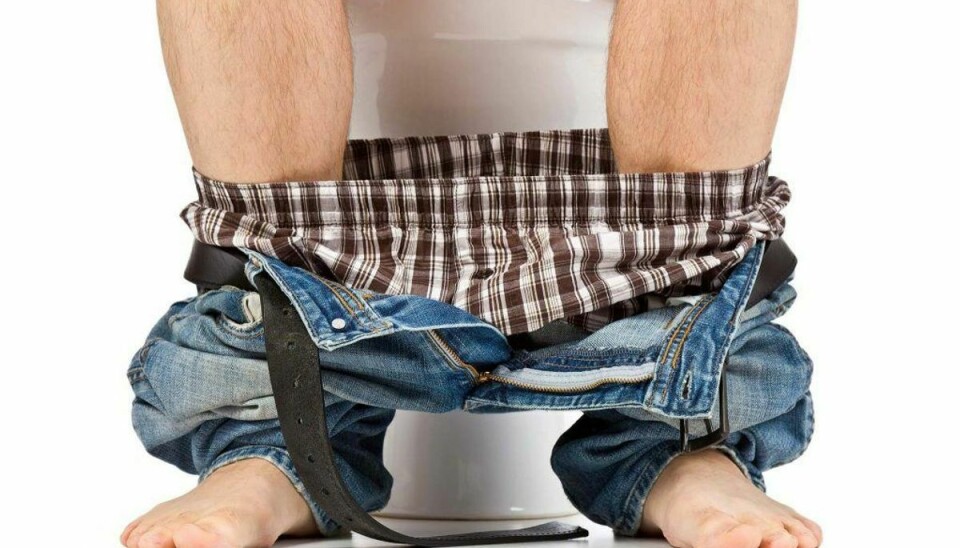Et toiletbesøg kan snildt være længere end det burde. Foto: Colourbox