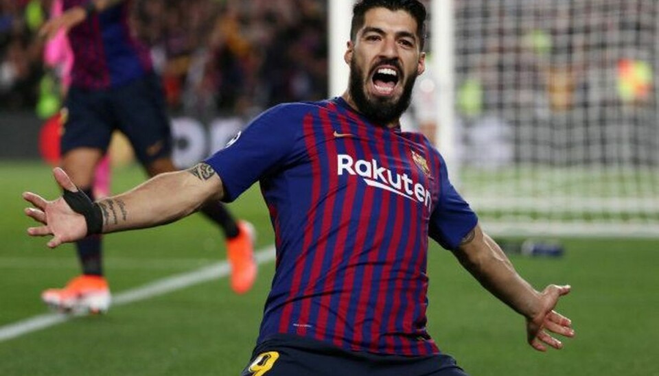 Effektive Barcelona tager stort skridt mod CL-finalen Luis Suárez åbnede scoringen for Barcelona, der hentede en klar sejr over hans tidligere klub Liverpool. Foto: Sergio Perez/Reuters