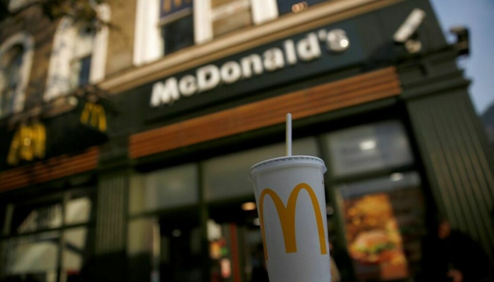 Testen er foretaget på McDonald’s-restauranter i England. Hvorvidt det samme gør sig gældende for de danske er ikke til at sige. (Foto: Scanpix)