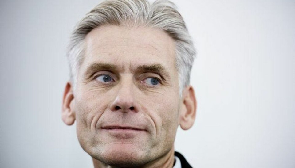 Kæmpe ransagning hos tidligere Danske Bank-chef Danske Banks tidligere topchef Thomas Borgen er sigtet i sag om hvidvask af milliarder. (Arkivfoto) Foto: Liselotte Sabroe/Scanpix