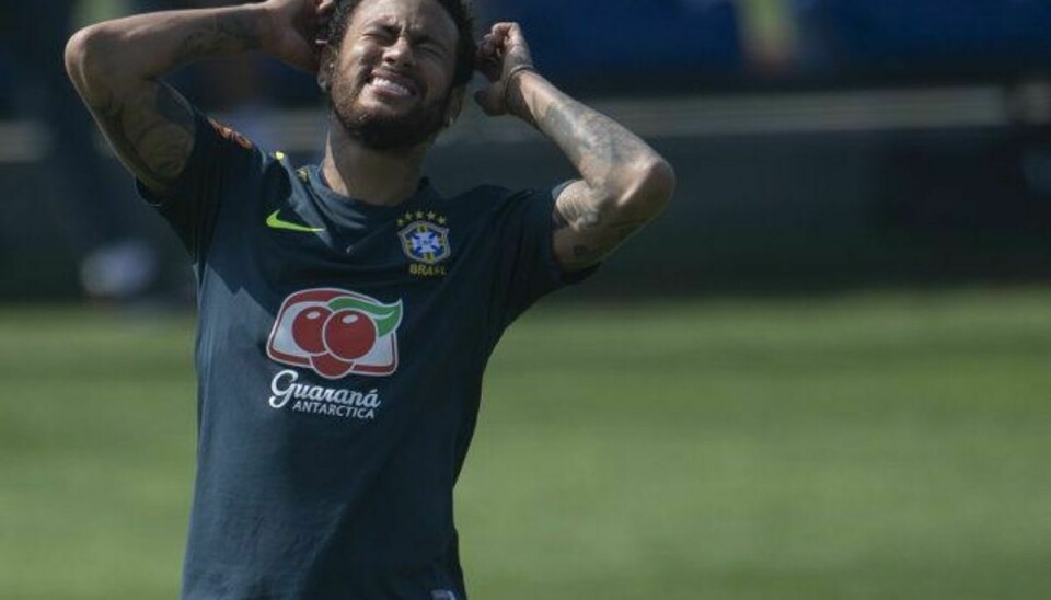 Den brasilianske fodboldspiller Neymar er blevet anklaget for voldtægt midt under forberedelserne til Copa America. Foto: Mauro Pimentel/AFP