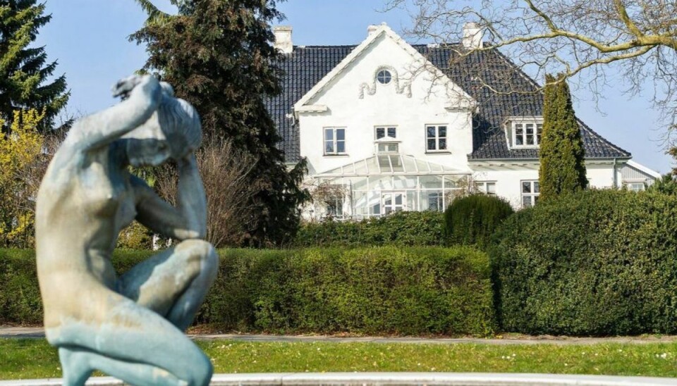 Kæmpe banko-palads er sat til salg Det er en ganske særlig bolig, der er kommet til salg. Foto: Ejendomsmæglerfirmaet Henrik Ejby