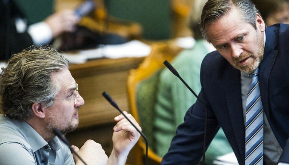 Liberal Alliances Henrik Dahl undskylder onsdag aften på Facebook, at han efter folketingsvalget havde en “hård tone” over for blandt andre daværende politisk leder af partiet Anders Samuelsen. Arkivfoto: Ólafur Steinar Gestsson/Scanpix.