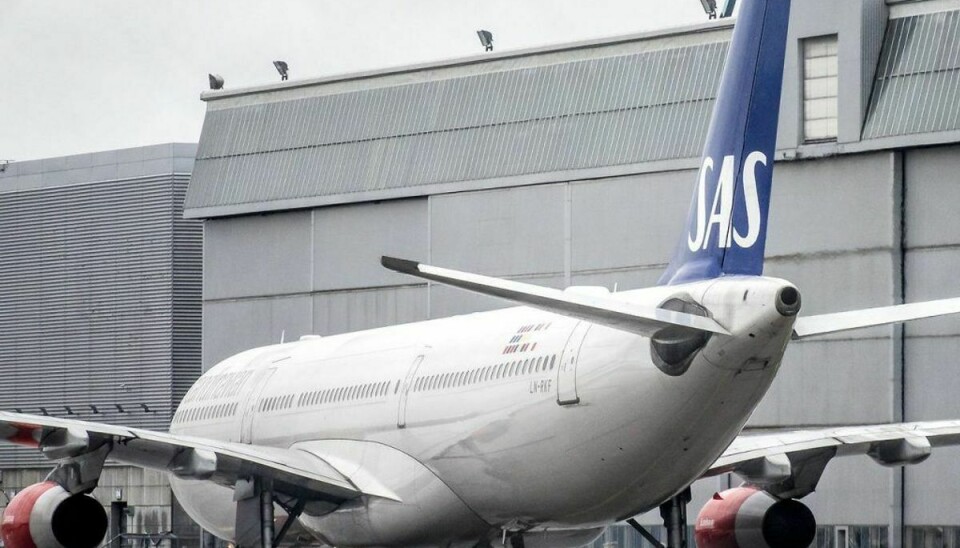 Et SAS fly måtte blive på jorden i Stavanger efter politiet afslørede, at en kabinemedarbejder havde alkohol i blodet. Foto: Mads Claus Rasmussen/Scanpix 2018)