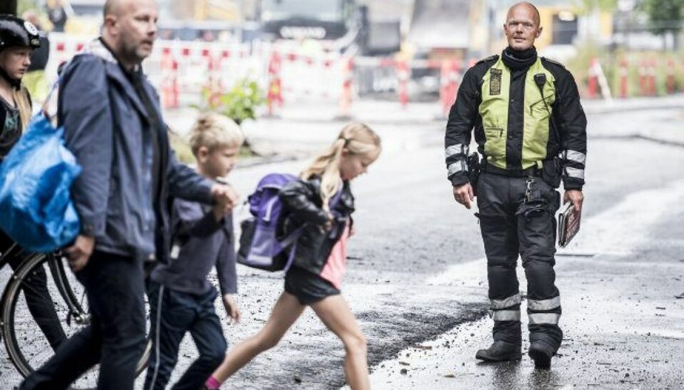 I 2019 har politiet over hele landet registreret flere end 10.000 sager om hastighedsoverskridelser på landets skoleveje, viser nye tal. Nu rykker politiet ud til skærpede kontroller. KLIK videre i galleriet og se, hvilke ting de fokuserer på. Foto: Mads Claus Rasmussen/Scanpix