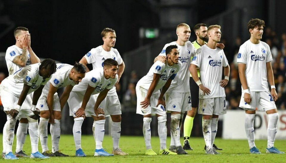 Nedtur: FCK ude efter straffedrama FC København er ude. (Foto: Anders Kjærbye/ Ritzau Scanpix/Scanpix 2019)