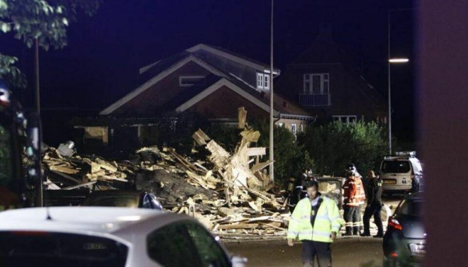 Vilde billeder: Voldsom eksplosion i restaurant