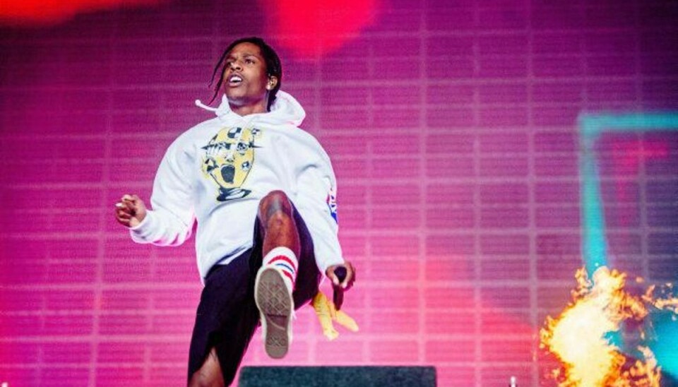 Den amerikanske rapper A$AP Rocky fik 14. august en betinget fængselsstraf for vold. Han vælger at modtage dommen. (Arkivfoto). Foto: Ferdy Damman/AFP