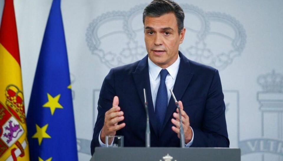 Spansk premierminister uden støtte udskriver nyvalg Pedro Sanchez har udskrevet nyvalg. Foto: Javier Barbancho/Scanpix.
