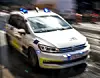 En politipatrulje var involveret i et uheld i Bjæverskov. Det skal undersøges, om der er nogen, der har overtrådt færdselsloven. Foto: Scanpix