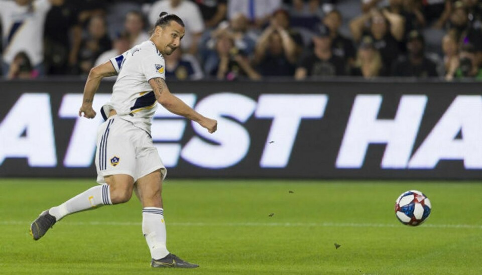 Zlatan Ibrahimovic skiftede i marts 2018 fra Manchester United til LA Galaxy. Foto: Kelvin Kuo/Scanpix