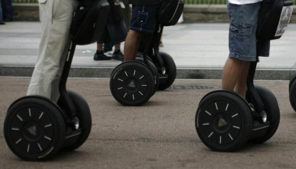 For høj promille: 51-årig kørte galt på Segway