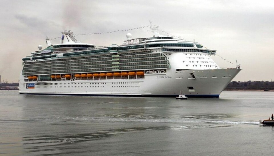 Freedom of the Seas. Et af verdens største krydstogtskibe. Foto: Scanpix