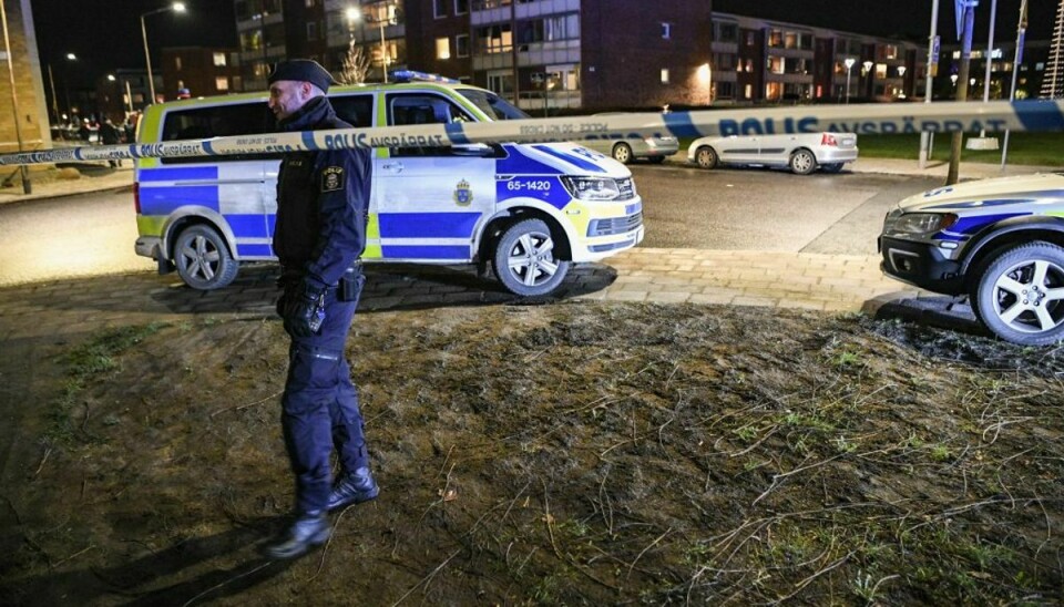 To mænd er alvorligt såret efter en skudepisode i Uppsala i Sverige. Arkivfoto: Scanpix.