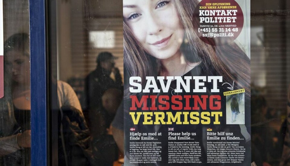 Emilie Meng blev fundet død for tre år siden