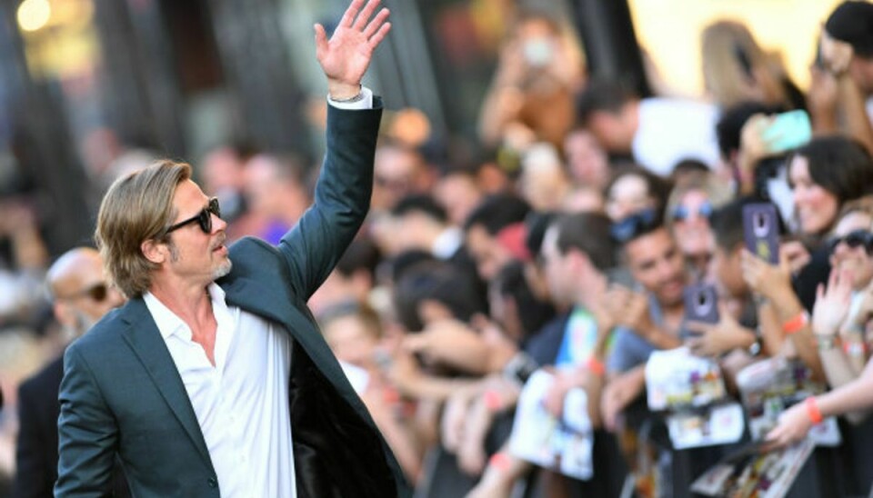 Brad Pitt er nomineret til en Oscar for Bedste Mandlige Birolle. Hvis han vinder den, vil det være første gang, han vinder en Oscar for sit skuespil. (Arkivfoto) Foto: Valerie Macon/AFP