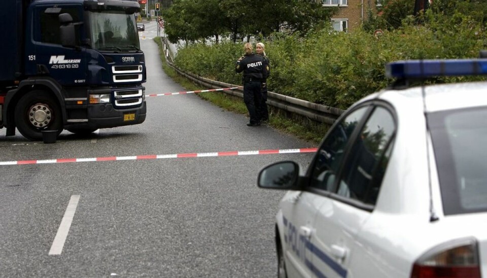 Her er Danmarks største røverier I videoen kan du se, hvilke røverier, der er de største i Danmarkshistorien. Blandt dem er et røveri mod Dansk Værdicentral i Glostrup. Foto: Scanpix