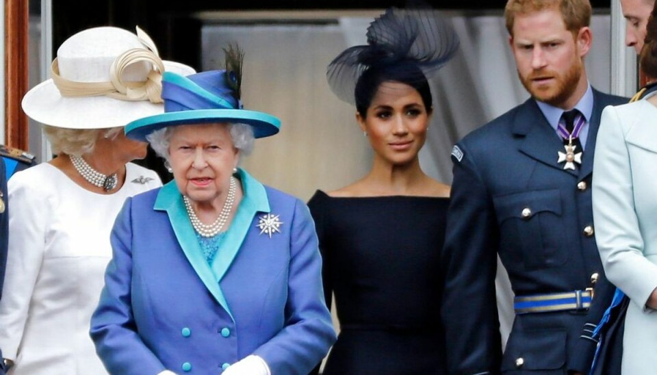 Krisemøde i kongehuset: Sådan gik det Meghan og Harry er blevet centrum i en masse drama. Foto: Tolga AKMEN / AFP / Scanpix