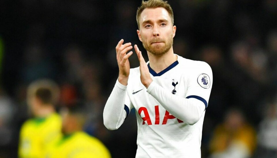 Christian Eriksen har fundet sin nye klub – dermed har han spillet sidste kamp for Tottenham. Foto: REUTERS/Dylan Martinez/Scanpix