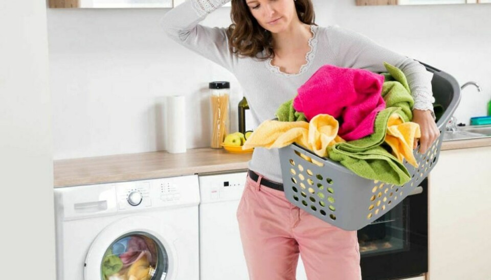 I vaskemaskiner vaskes der ofte ved så lave temperaturer, at det giver grobund for bakterier.