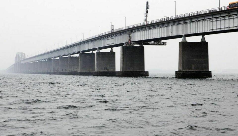 Den nye Storstrømsbro skal forbinde Sjælland og Falster via Masnedø. På billedet ses den gamle Storstrømsbro. Arkivfoto: Søren Bidstrup/Scanpix 2018.