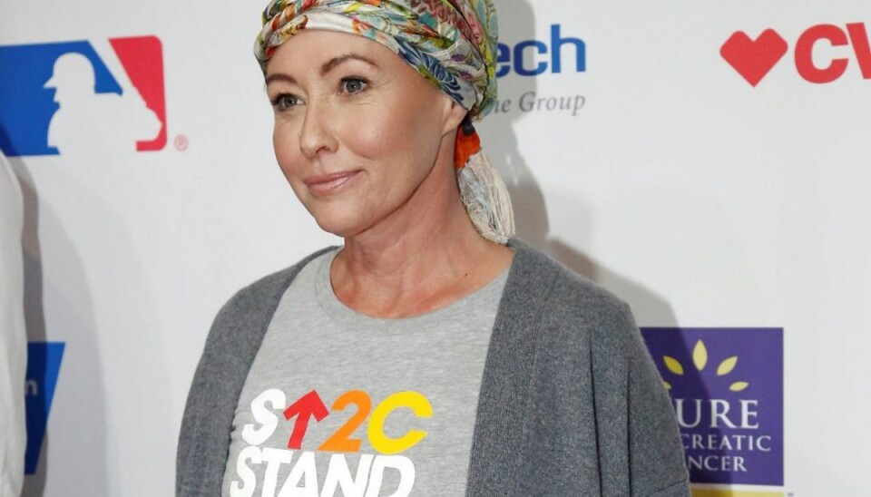 Shannen Doherty, da hun var i behandling for fremskreden brystkræft i 2016. Nu er hun syg igen. Foto: Scanpix