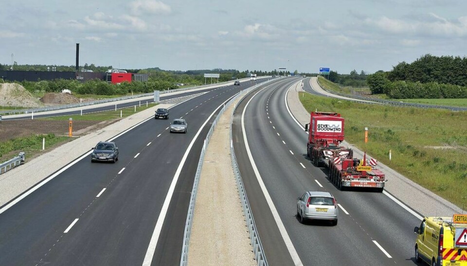 Det kan blive dyrt at køre på motorvejene i Danmark, hvis man ikke har styr på sine sager. Arkivfoto: Scanpix