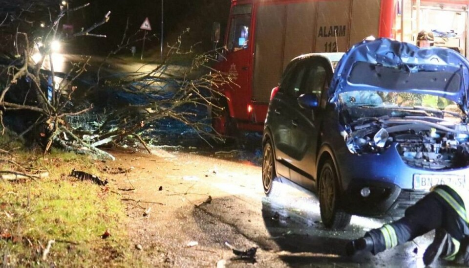 Sådan ramte det stormende vejr danskerne