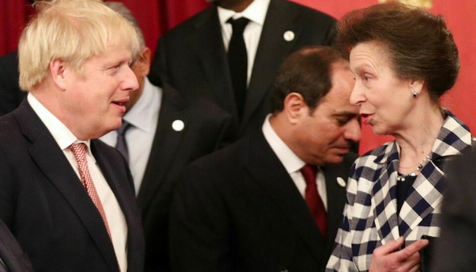 Prinsesse Anne og Boris Johnson er blevet kludret ind i en sag om drab, fordi de begge har en relation til den formodede drabsmand og den dræbte. Foto: Yui Mok/Pool via REUTERS