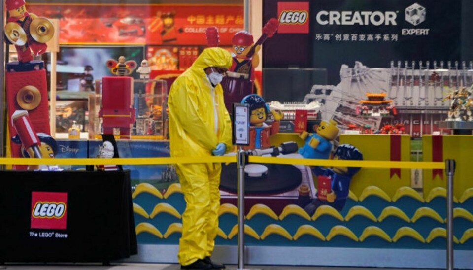Lego åbnede 80 butikker i Kina i 2019 og planlægger at åbne 80 mere i år. Coronavirusset får ikke indflydelse på planerne, fortæller direktør. (Arkivfoto) Foto: Aly Song/Reuters