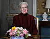 Dronning Margrethe talte fra Fredensborg Slot om den alvorlige situation i forbindelse med udbredelsen af coronavirus, tirsdag den 17. marts 2020. Foto: Scanpix.