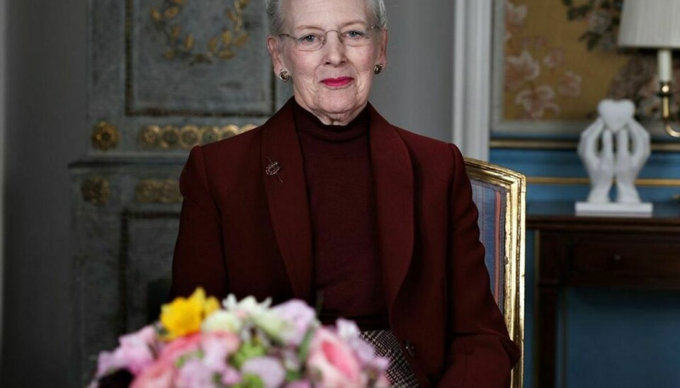 Dronning Margrethe talte fra Fredensborg Slot om den alvorlige situation i forbindelse med udbredelsen af coronavirus, tirsdag den 17. marts 2020. Foto: Scanpix.