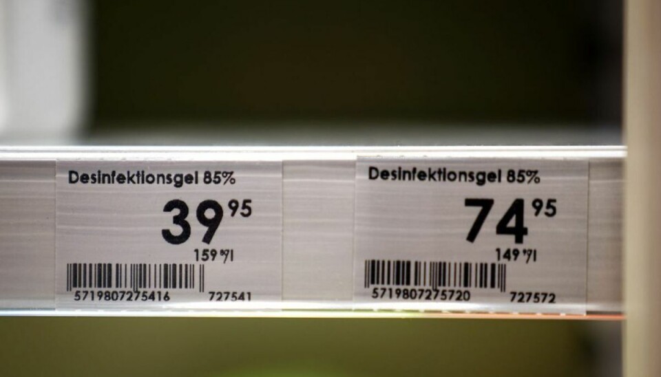 Flere supermarkeder stopper salg af håndsprit