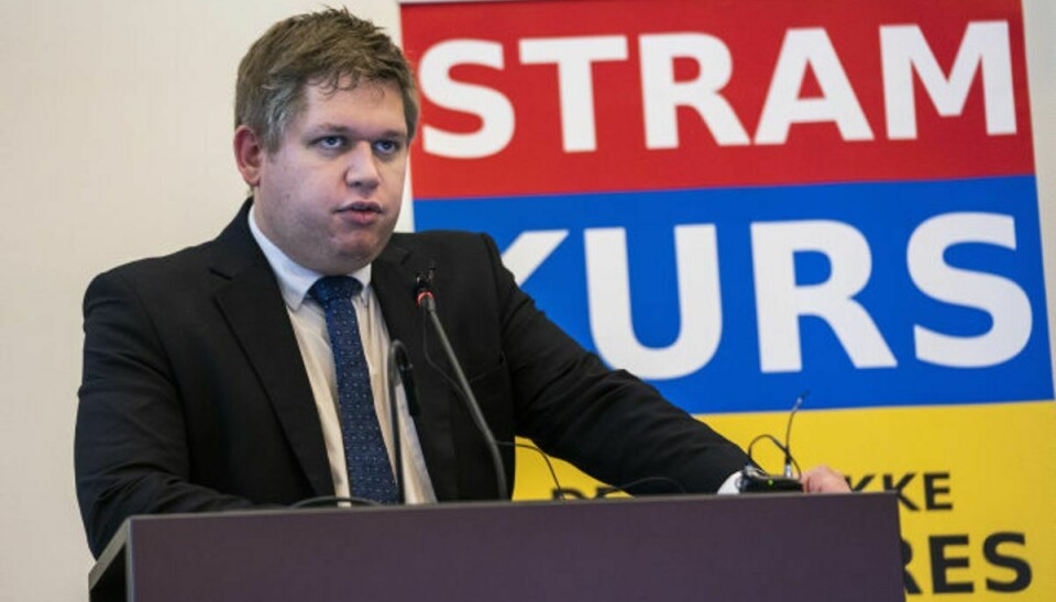 Partiet Stram Kurs og partileder Rasmus Paludan har snydt med vælgererklæringer. Det mener Valgnævnet. (Arkivfoto) Foto: Martin Sylvest/Scanpix