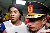 Ronaldinho blev anholdt for en måned siden for at rejse med falsk pas. Foto: Jorge Adorno/Reuters