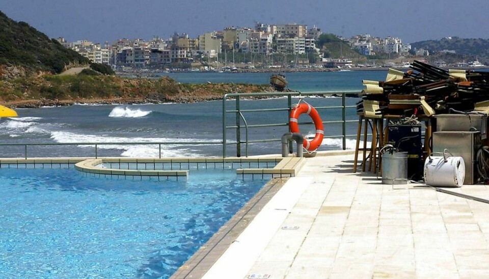 Hotellerne på Kreta ligger for tiden øde hen. Foto: Scanpix