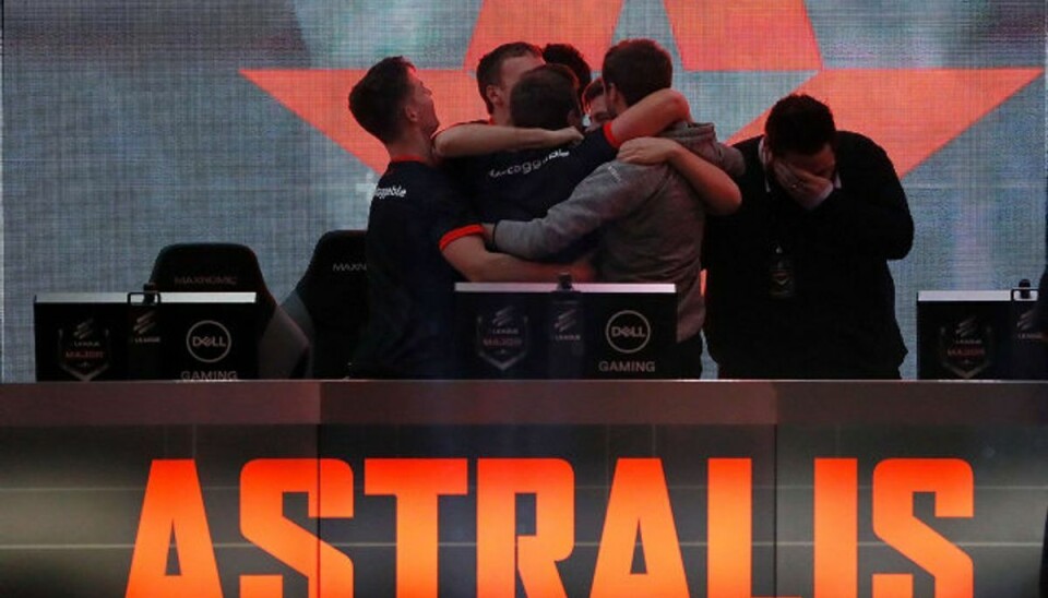 Dansk e-sportsprofil tager en pause Astralis er et succesfuldt hold i computerspillet CS:GO. Foto: Kevin C. Cox/AFP