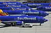 Det amerikanske flyselskab Southwest Airlines har taget to Boeing-fly af typen 737 NG ud af drift, efter at have fundet tegn på revner i flyene. Foto: Mark Ralston/AFP