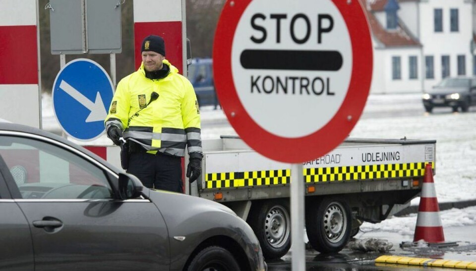 Der er udsigt til mere grænsekontrol. Foto: Scanpix