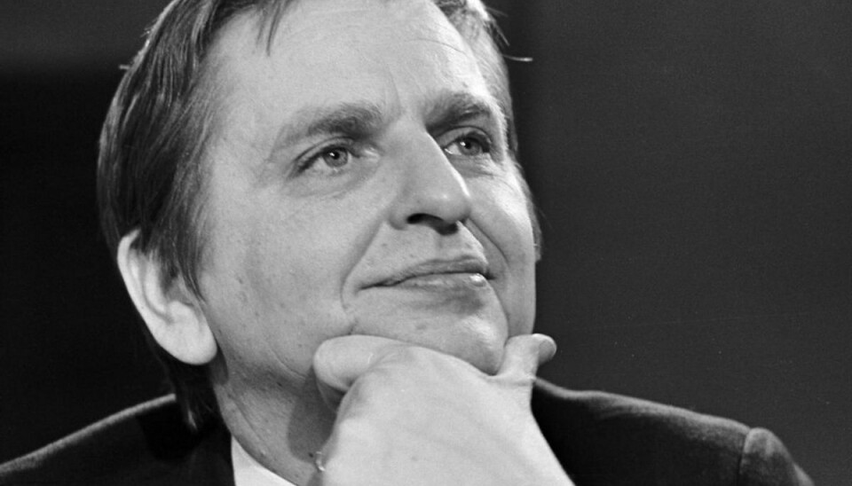 Olof Palme blev myrdet 28. februar 1986. foto: Mogens Ladegaaard/Ritzau Scanpix