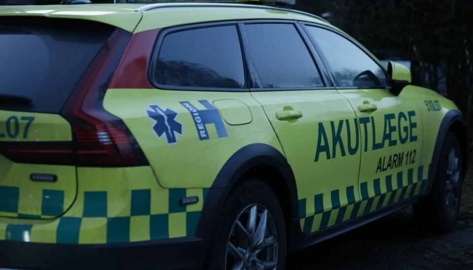 En akutlægebil er blot et af flere udrykningskøretøjer ved Vedbæk Station. En akutlægebil er blot et af flere udrykningskøretøjer ved Vedbæk Station.