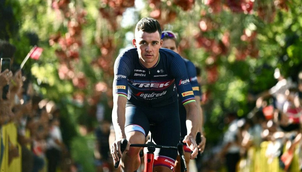 Mads Pedersen under holdpræsentationen til Tour de France, som foregik i Tivoli i sidste uge.