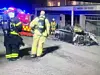 Sprinklerne tog sig af en del af branden, fortæller beredskabet.