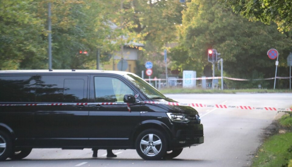 Politiet har evakueret har et arrangement på grund af en bombetrussel.