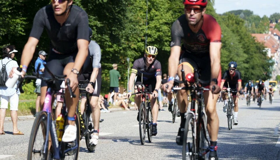 Ironman i København spærrer veje. (Arkivfoto). Ironman i København spærrer veje. (Arkivfoto).
