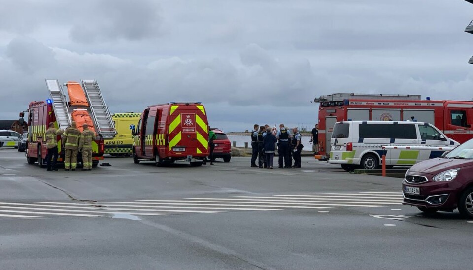 En ældre mand blev fundet livløs i vandet i Kastrup.