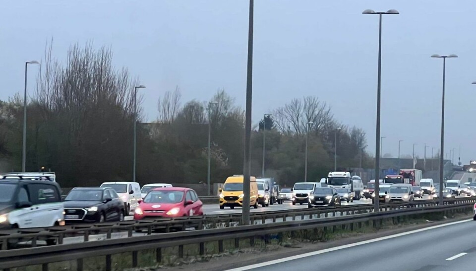 Der er opstået kødannelse på motorvejen. (Arkivfoto). Der er opstået kødannelse på motorvejen. (Arkivfoto).