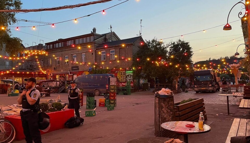Politi på Christiania. Politi på Christiania.